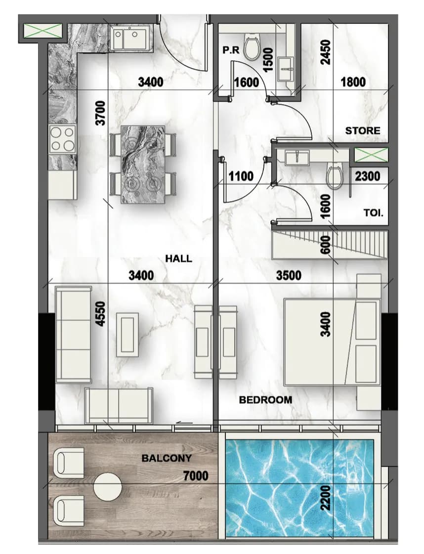 Peace Lagoons 1 Bedroom