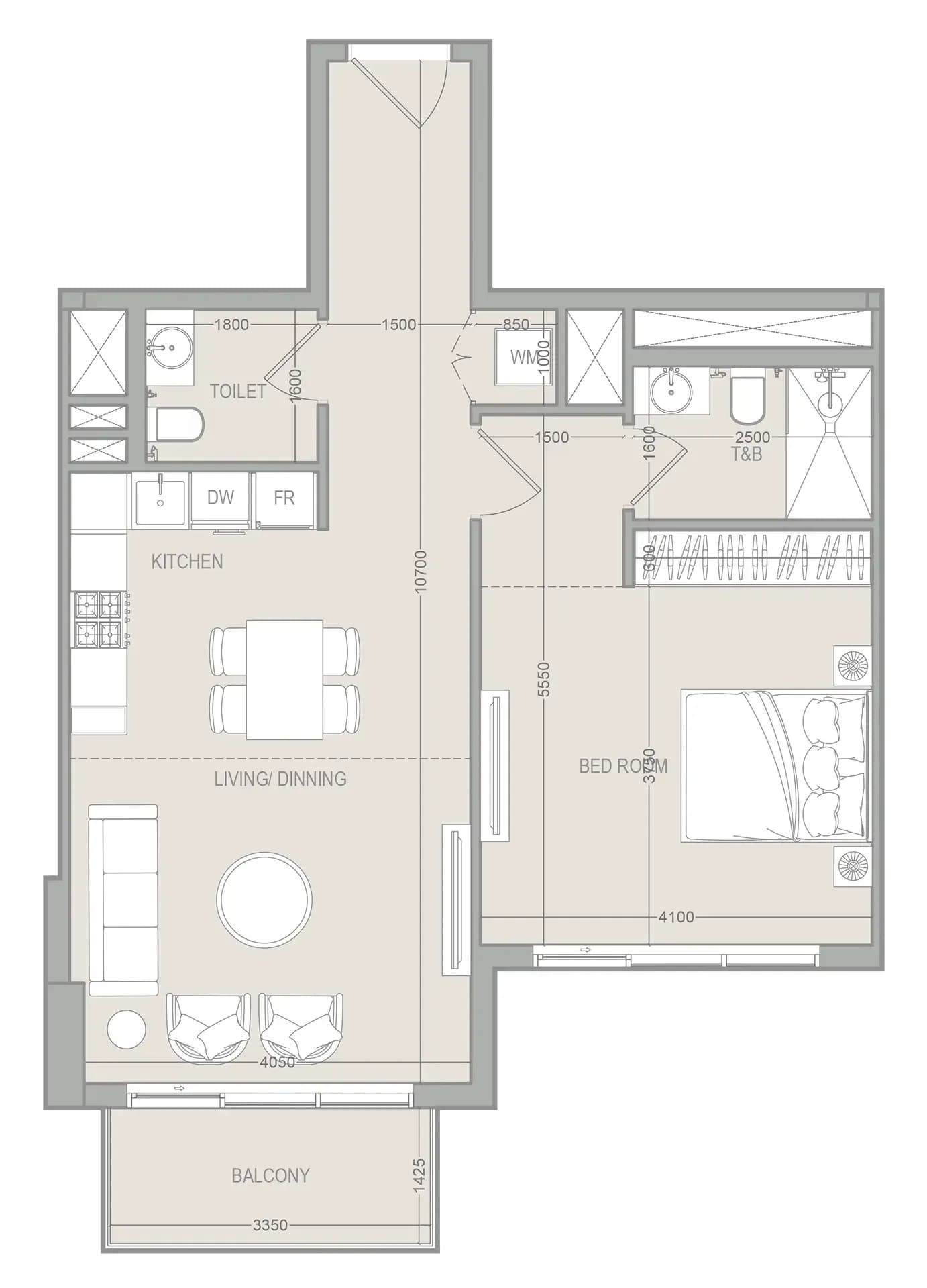 FLU1D One 1 Bedroom