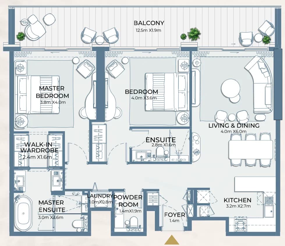 Fairmont Residences Al Marjan Island 1 & 2 2 Bedroom