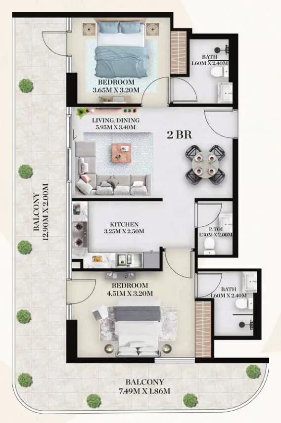Chapter 01 by Newbury 2 Bedroom