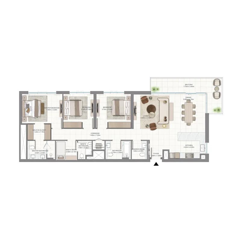 Golf Vale 3 Bedroom