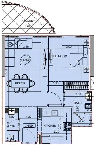 Project Maybach 1 Bedroom