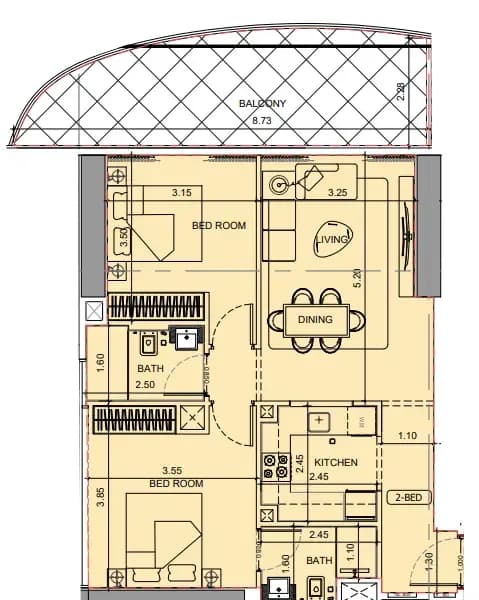 Project Maybach 2 Bedroom