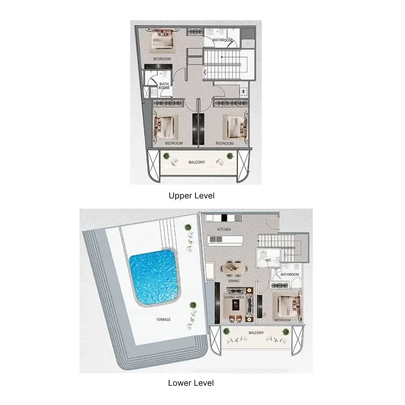 Mercedes-Benz Places Binghatti City Vision Iconic 4 Bedroom