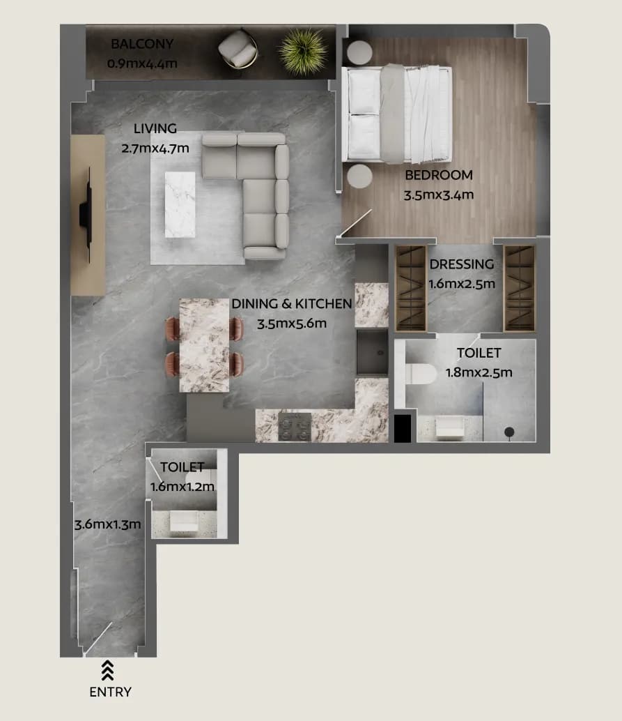 Jardin Astral 3 Bedroom