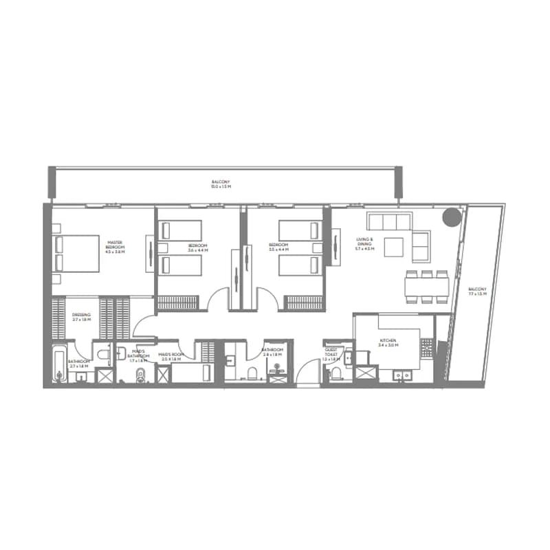 The Gate 6 3 Bedroom