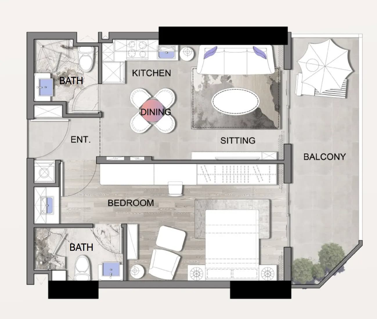 Listone Residence 1 Bedroom