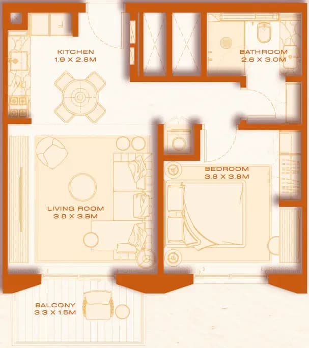 Avenew 888 - Loom 1 Bedroom