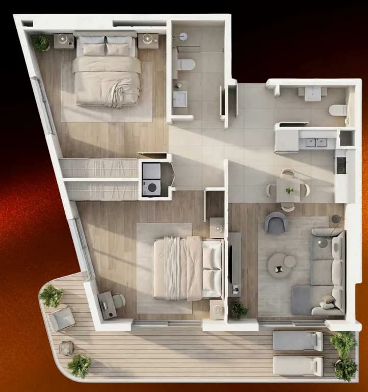 09 Life Residences 2 Bedroom
