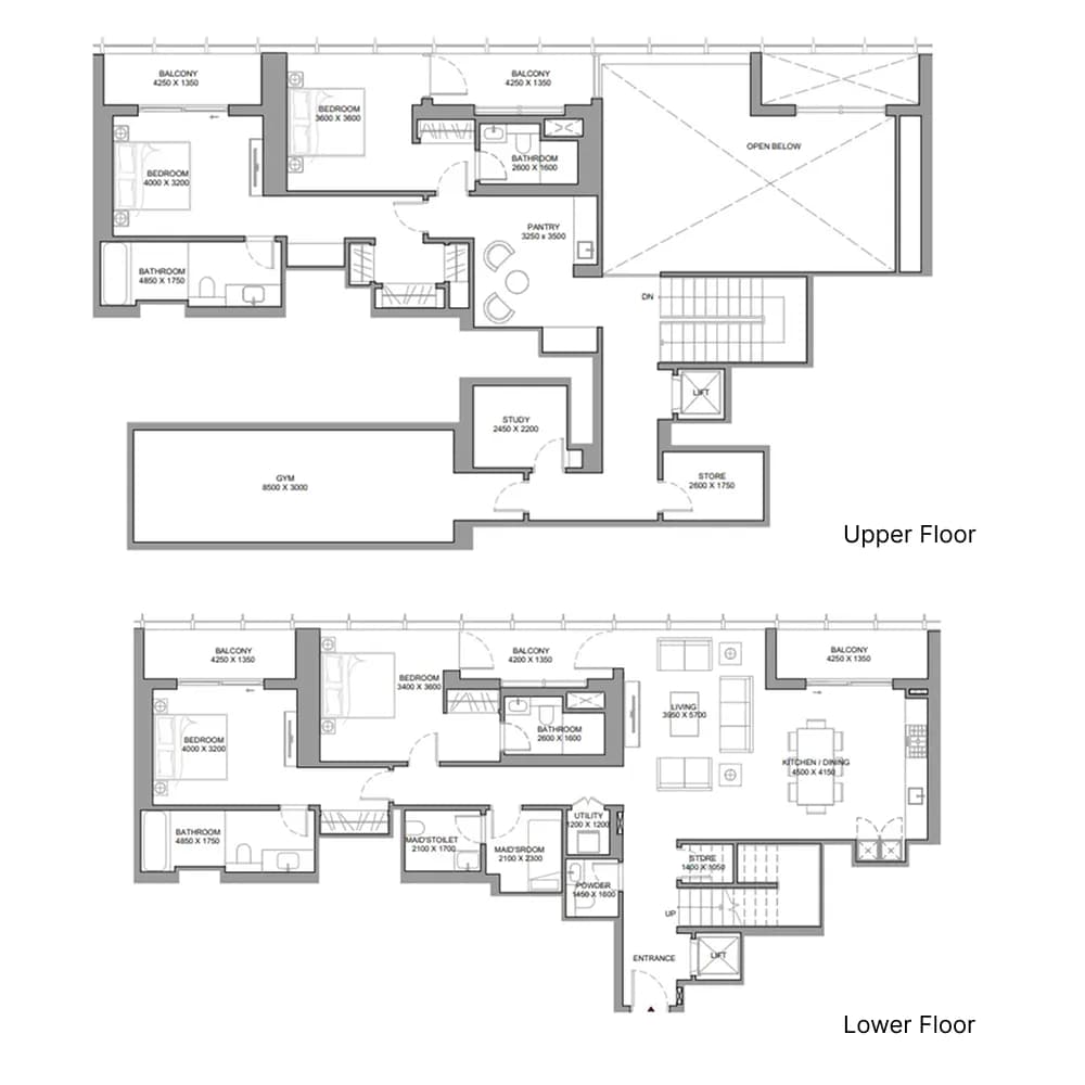 The Element at Sobha One 4 Bedroom