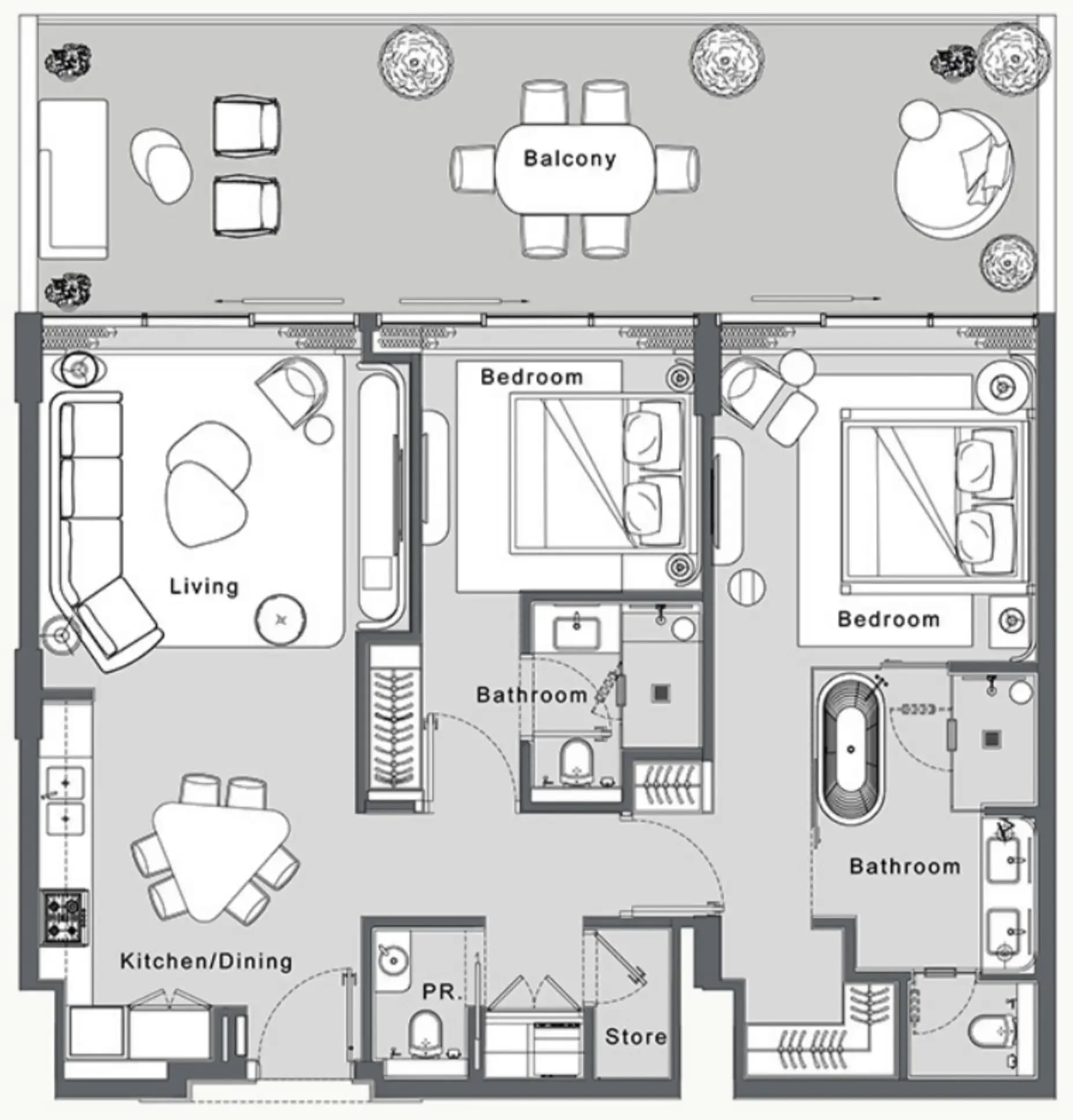 JW Marriott Residences and Resort 2 Bedroom