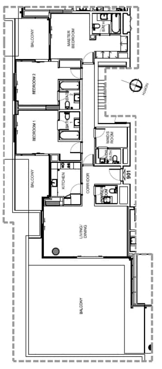 Damac Hills - Golf Promenade 3 Bedroom