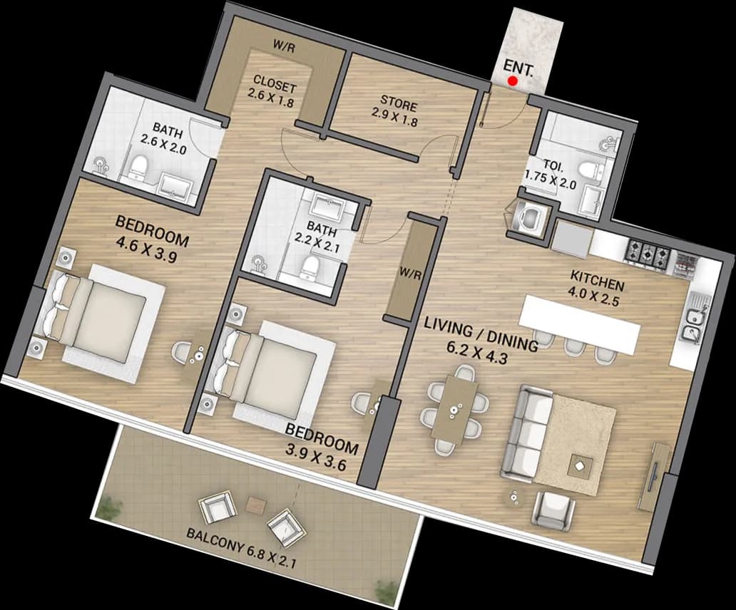 Ocean Tower 2 Bedroom