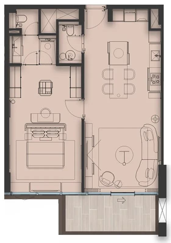 Sea Cliff 1 Bedroom