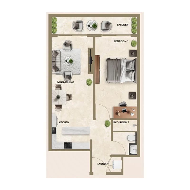 Greenfield Living 1 Bedroom