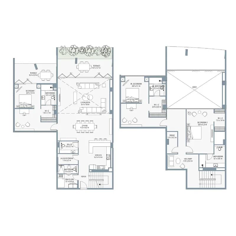 Beach House at Bay Residences 3.5 Bedroom