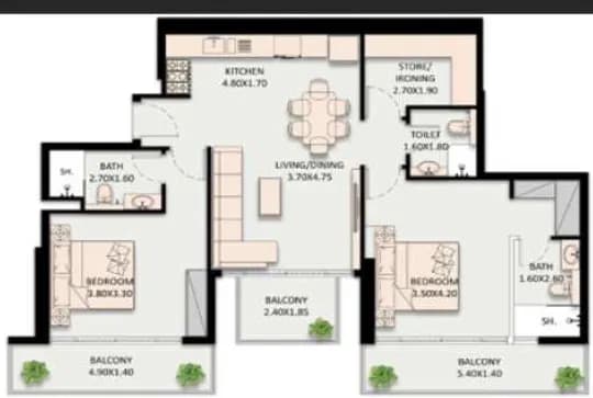 Golden Wood Views V 2 Bedroom