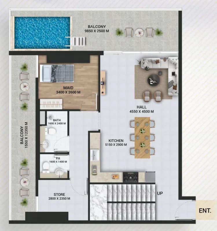 Empire Lake Views 3 Bedroom