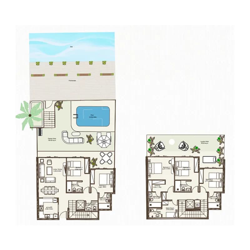 Bab Al Qasr Sea View 51 5 Bedroom
