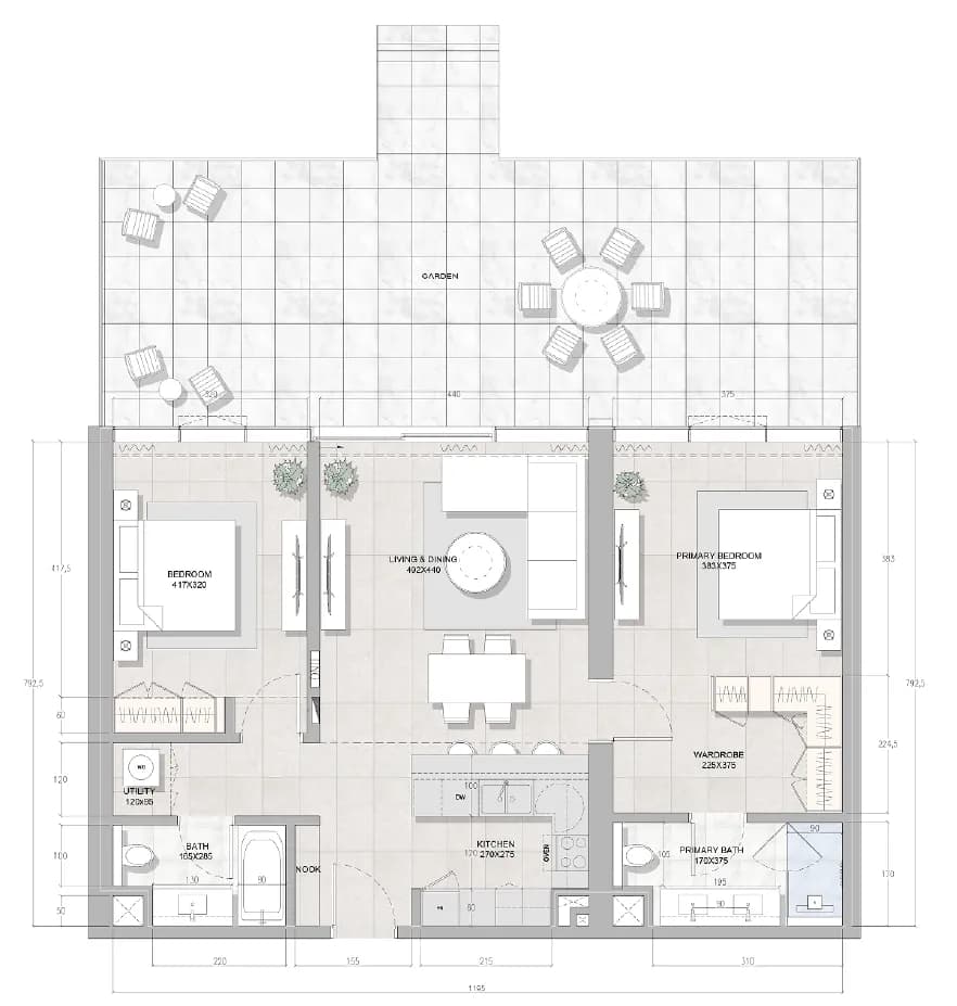 Solera Downtown Mina 2 Bedroom