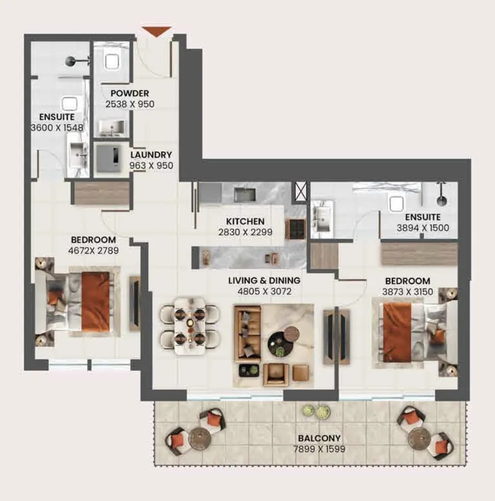 Sunvale 2 Bedroom