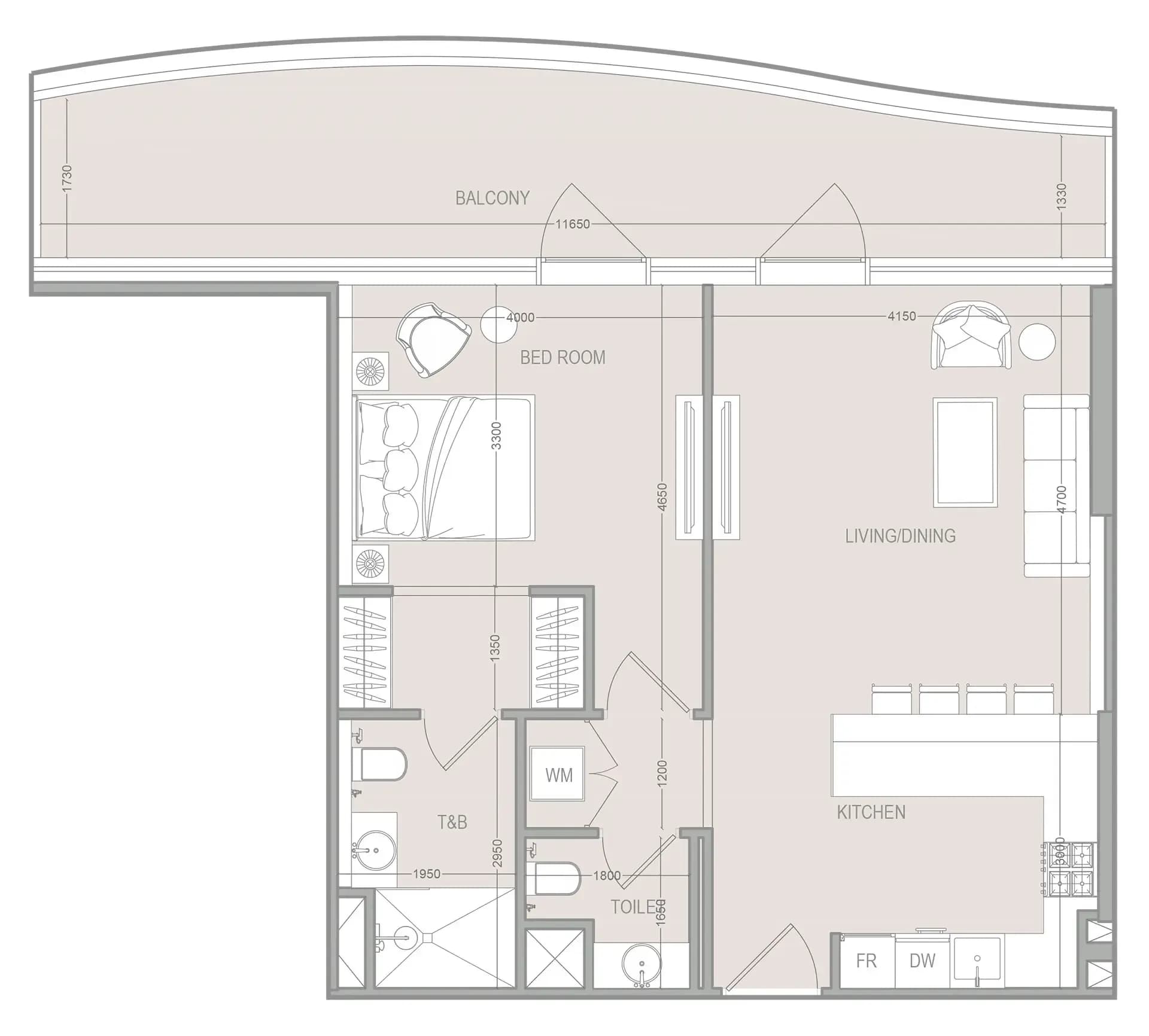 A1LA Residence 1 Bedroom
