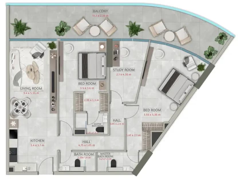 Sakura Gardens 2 Bedroom