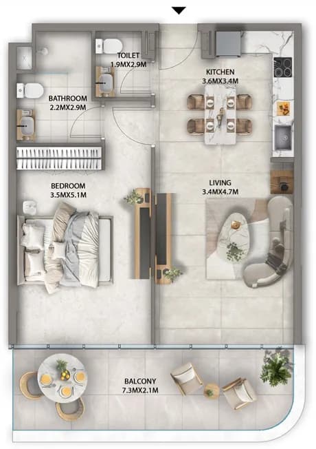 Antalya 1 Bedroom