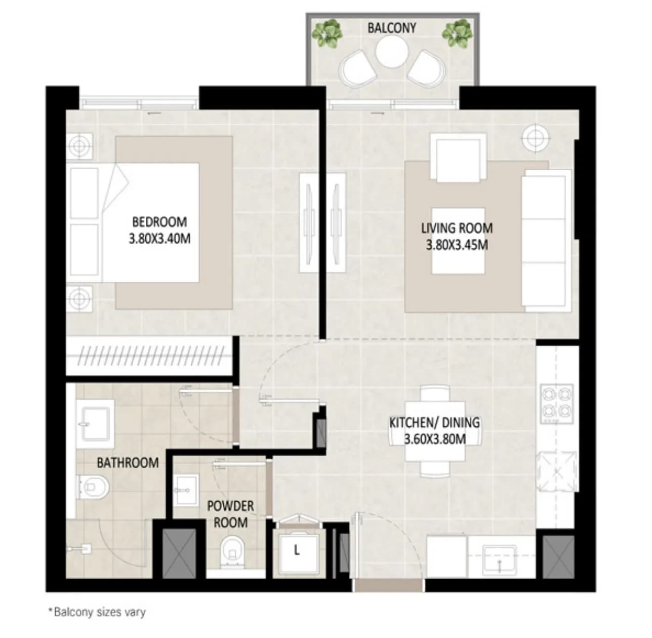 Odessa 1 Bedroom