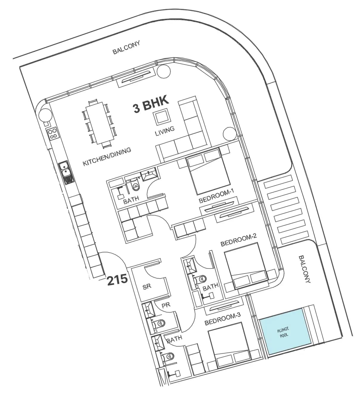 Villa Del Garda 3 Bedroom