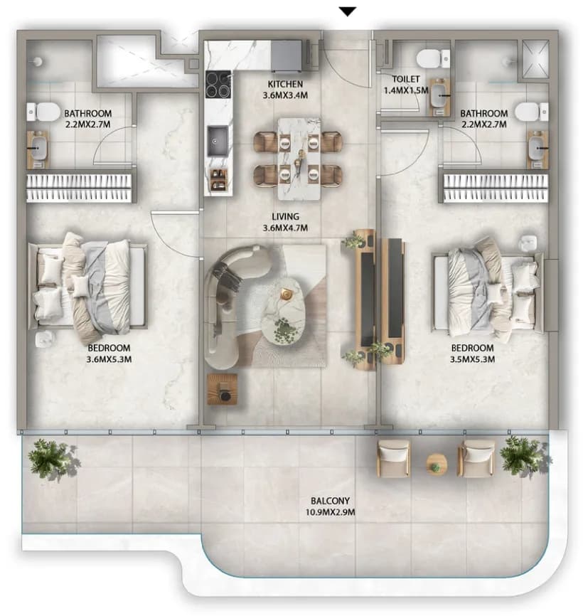 Antalya 2 Bedroom
