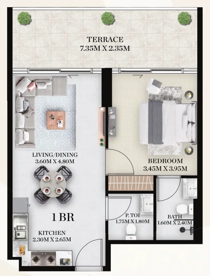 Chapter 01 by Newbury 1 Bedroom