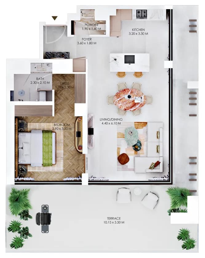 Rabdan Square 1 Bedroom