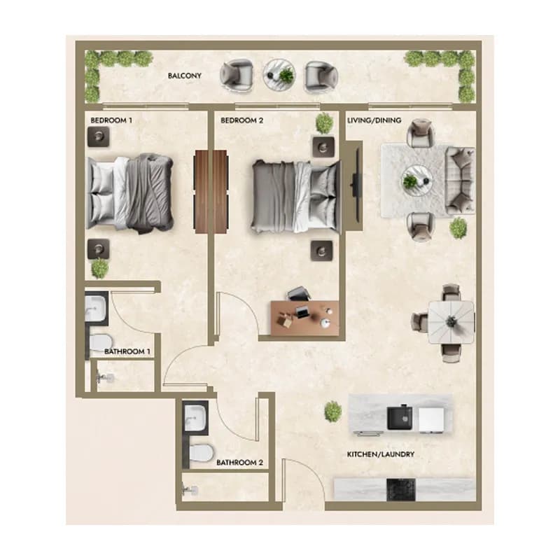Greenfield Living 2 Bedroom