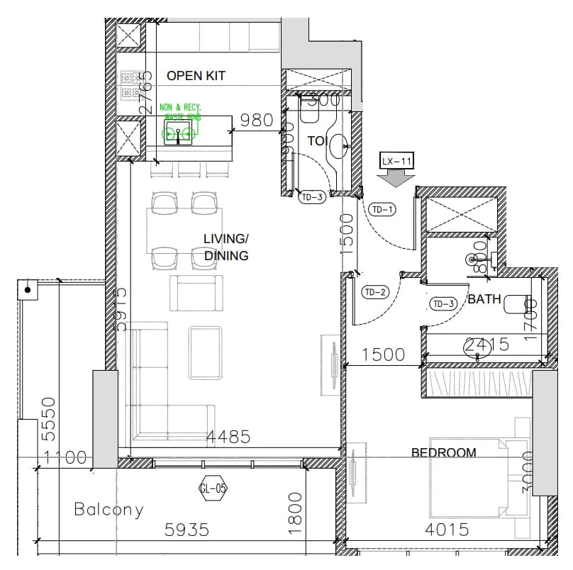 Q Gardens Aliya 1 Bedroom