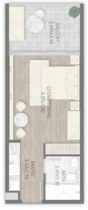 Stamn One 0 Bedroom