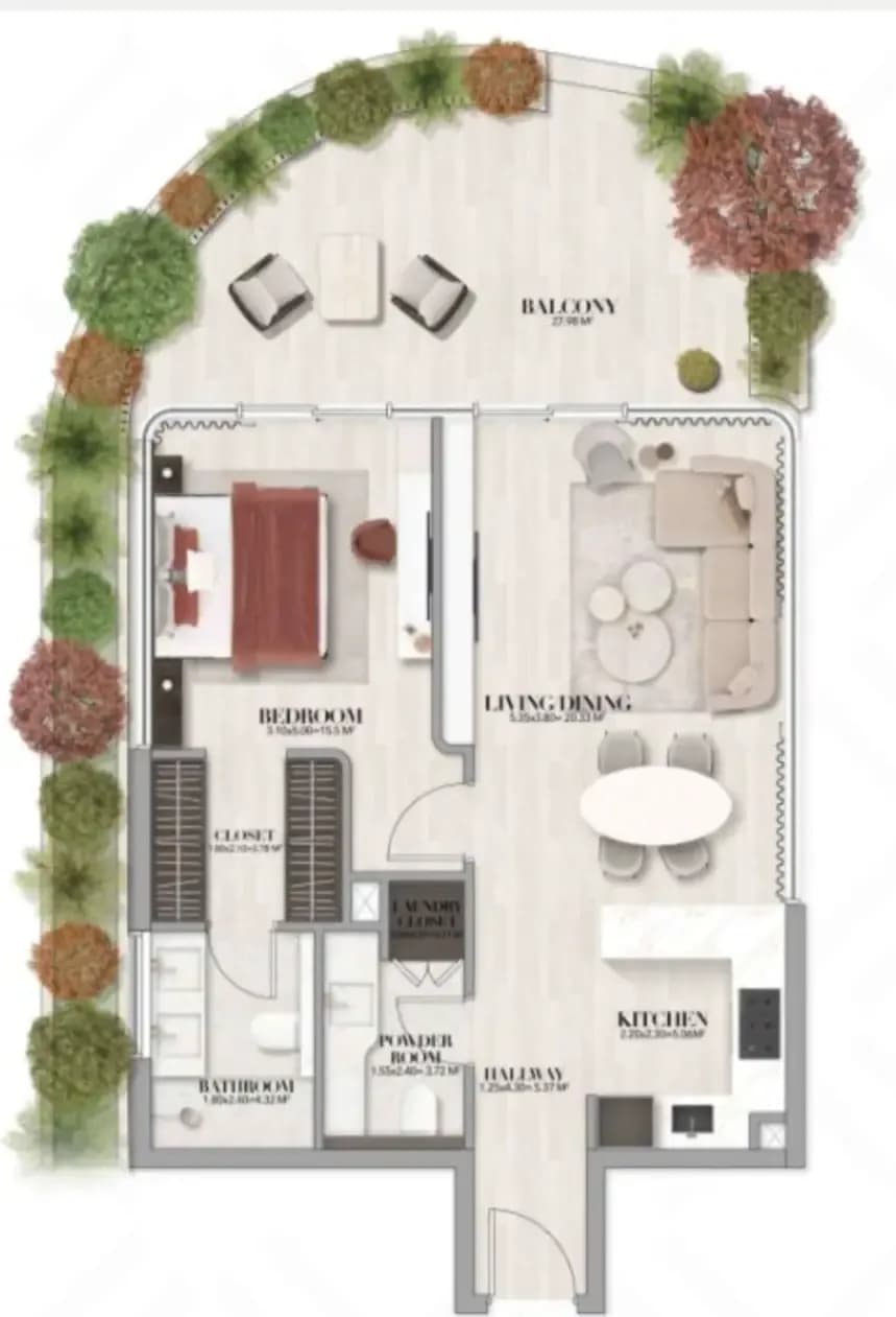 Gate Eleven 1 Bedroom