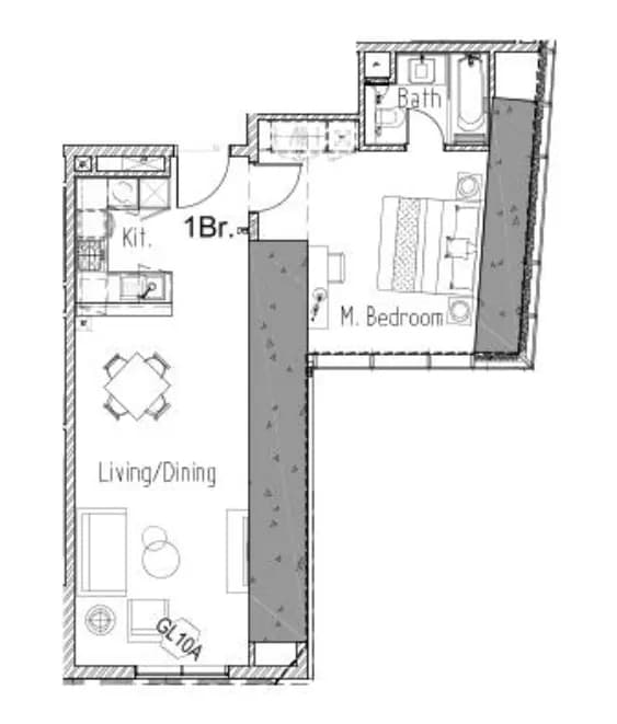 Aykon City Tower 1 Bedroom