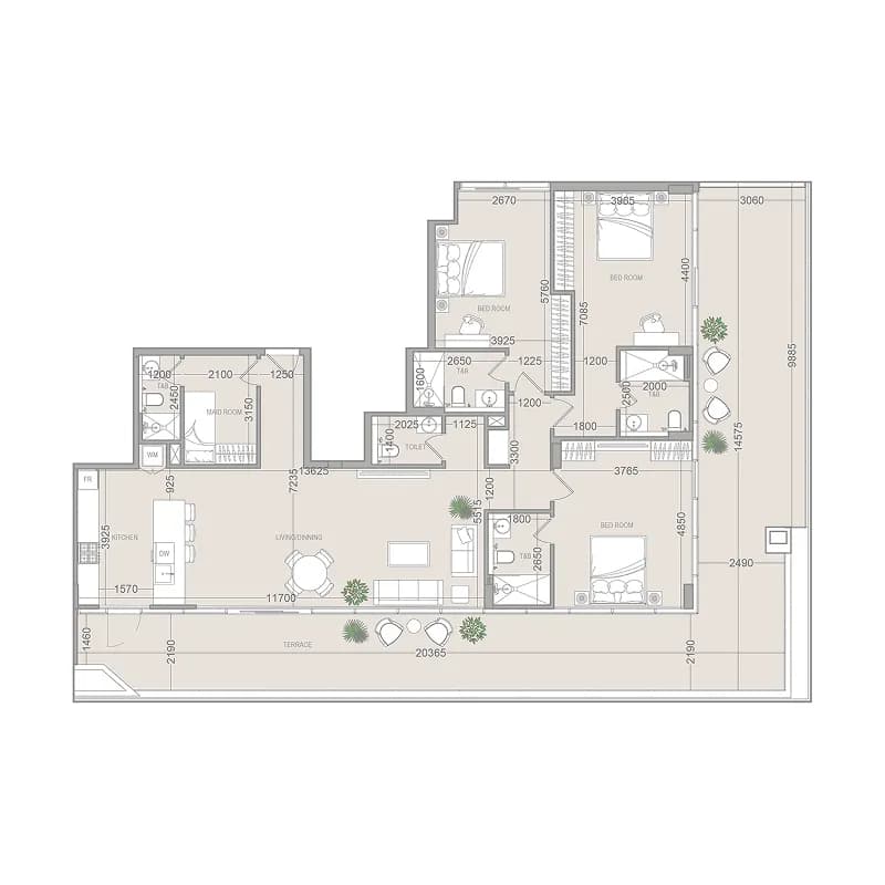 EVERGR1N House 4 3 Bedroom
