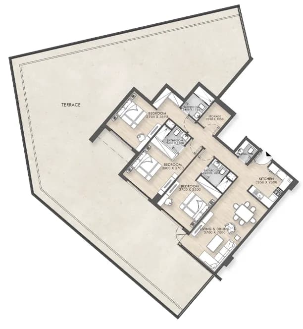 Capital Horizon Terraces 3 Bedroom