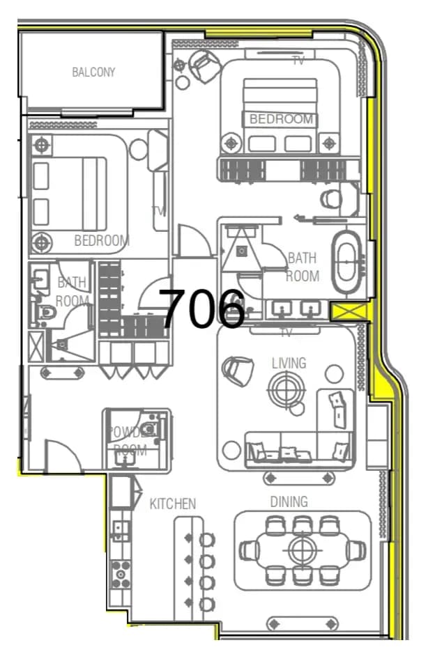 Sofitel Residences 2 Bedroom
