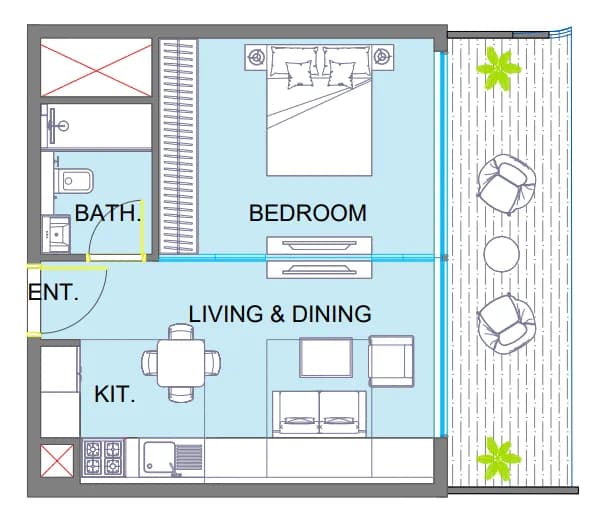 Colibri Views 1 Bedroom