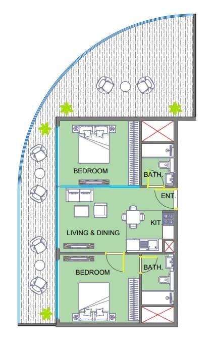 Colibri Views 2 Bedroom