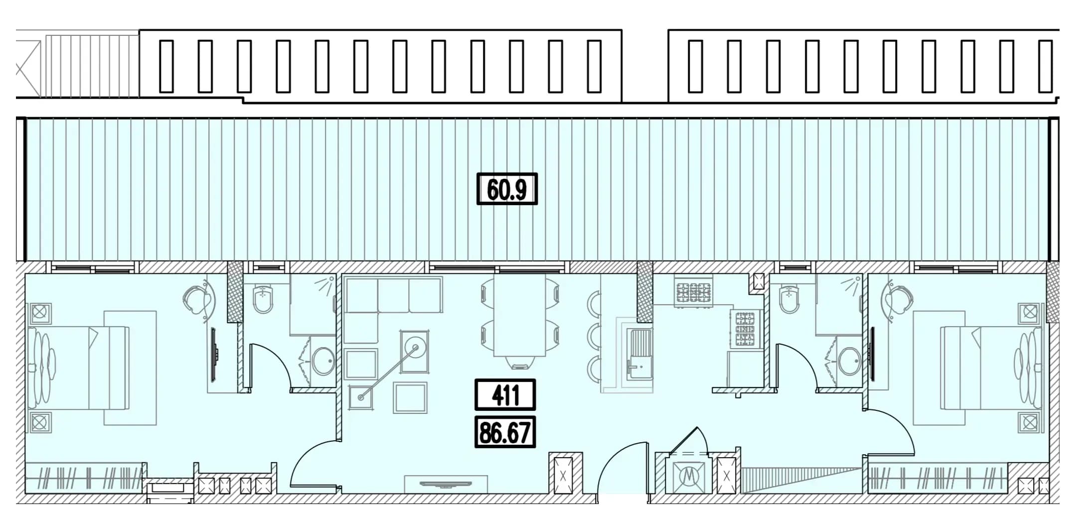 Izzzi.LifeMINT 2 Bedroom