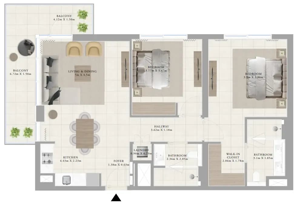Greenside Residence 2 Bedroom