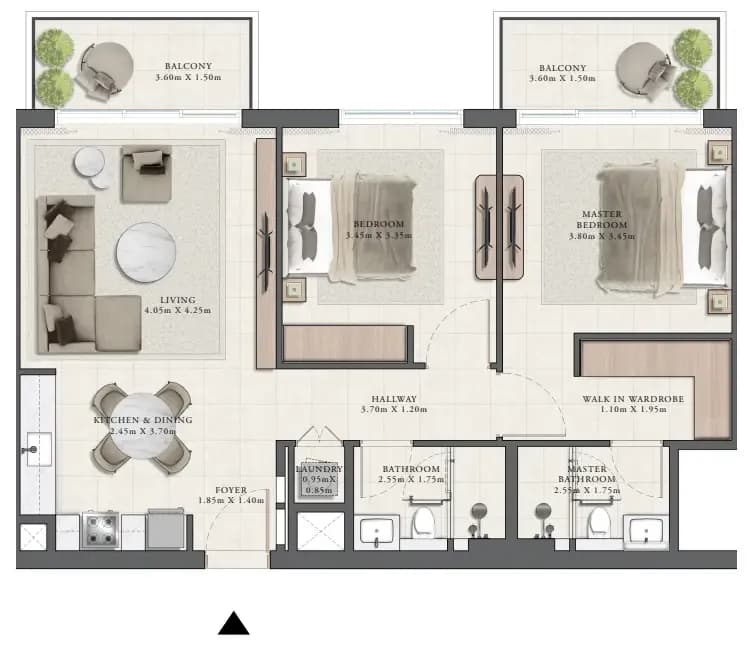 Golf Grand 2 Bedroom