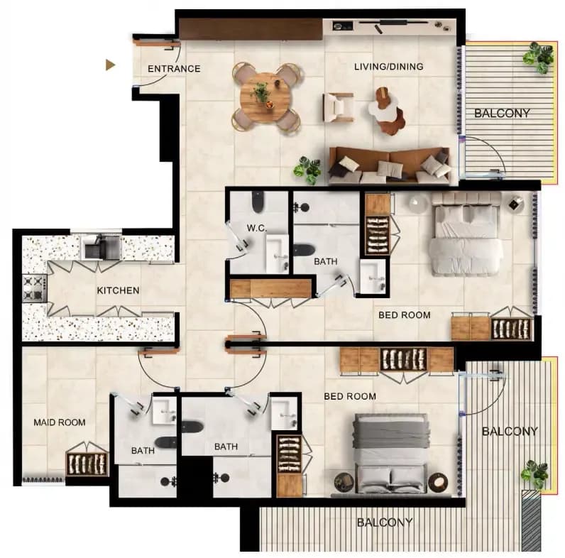 Kingdom Gate 2 Bedroom