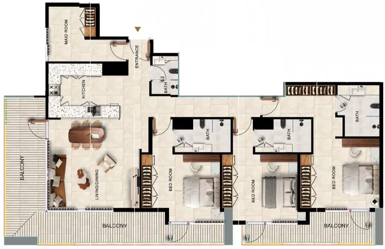Kingdom Gate 3 Bedroom