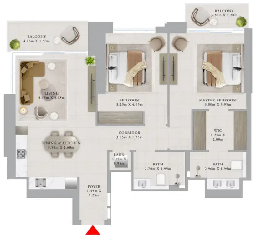 Valo 2 Bedroom