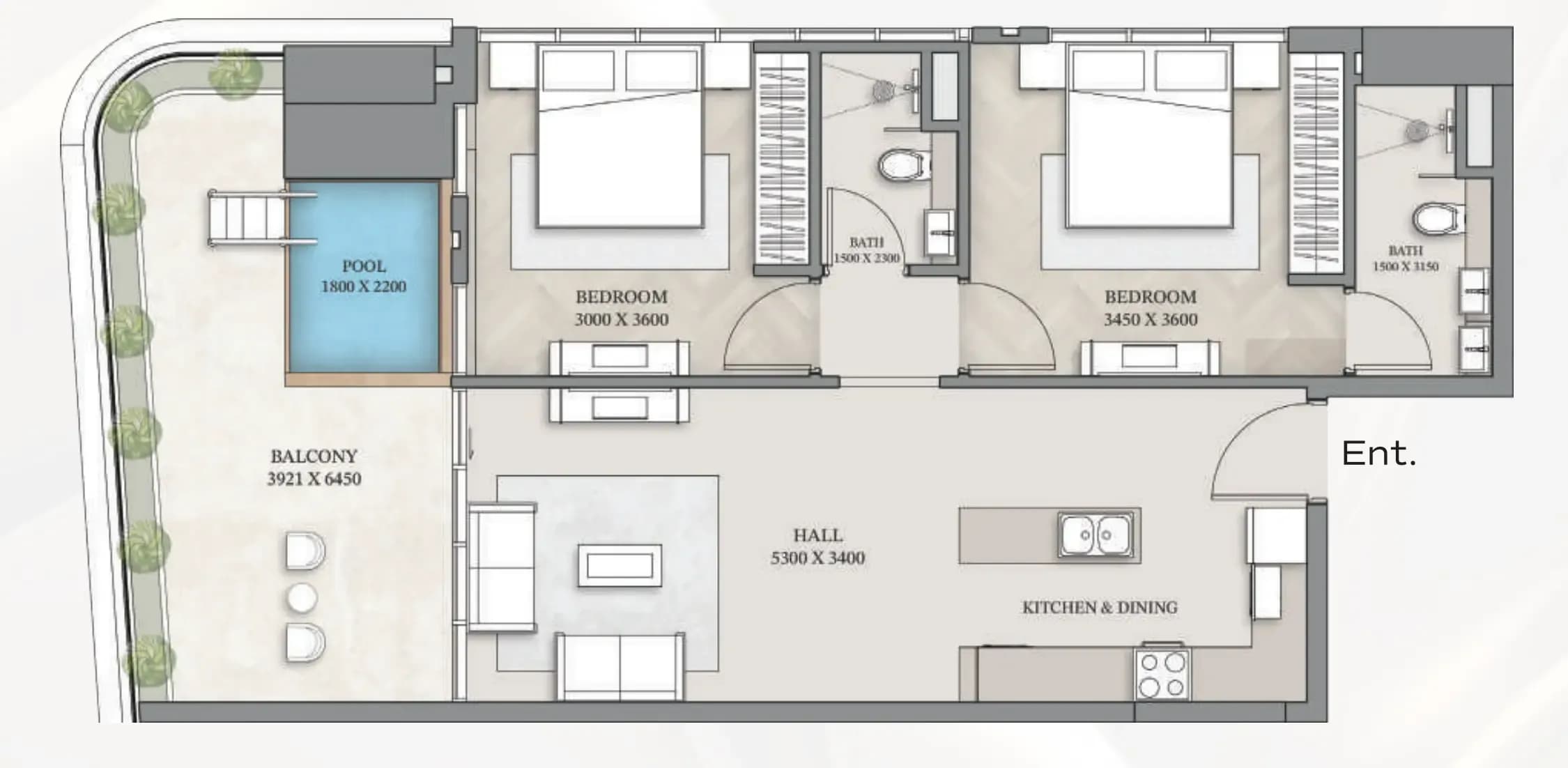 Empire Gardens 2 Bedroom